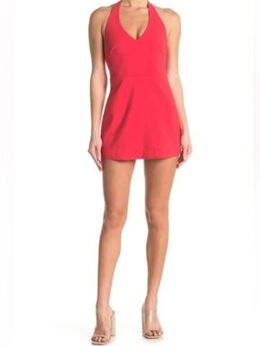 Likely | Morgan Sleeveless Halter Neck Romper 4 NEW